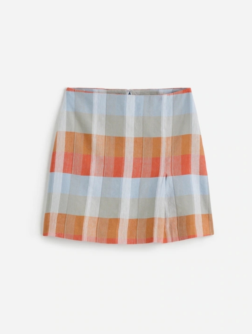 Madewell Multicolor Striped Linen-Blend Skirt - Picture 6 of 7